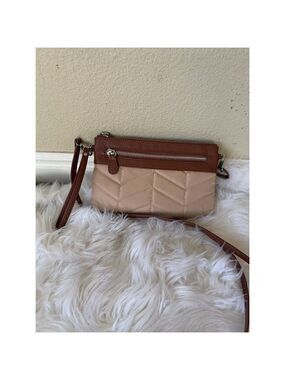 MIGHTY Purse Quilted Nylon Wristlet Crossbody